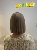 切りっぱなしボブ