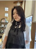 レイヤースタイル／韓国風レイヤー/グレージュ