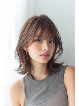 エレノア トーキョー 恵比寿(ELEANOAH TOKYO) ミニウルフカット ホワイトグレージュ