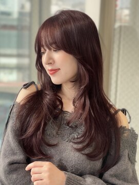 韓国風レイヤー　くびれスタイル