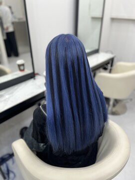 ウィステル(wistell) 【ブリーチとエクステで作る】ブルー×ブラックローライト