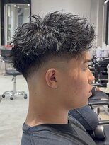 スイ 松戸(SUI)&nbsp;【坂本翔】フェードスパイキーショートパーマ　松戸/フェード