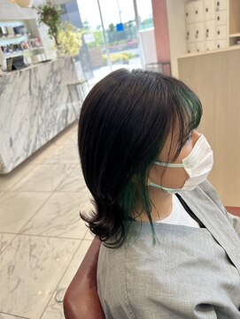 ゼルプレミアムレイクタウン(ZELE) インナーカラー/グリーン