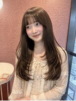 ボタン コロン 表参道 原宿(VOTAN COLON)&nbsp;ヘーゼルベージュと、ふんわりレイヤー♪・"