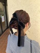 プリモ リコ(Primo.rico)&nbsp;シニヨンヘア    お呼ばれヘア     ヘアセット