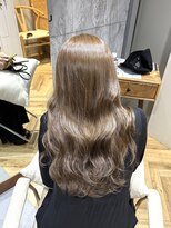 エッセ 大阪梅田茶屋町店(esse) 【梅田/U24】ブリーチなしオリーブベージュ×ふわっとレイヤー