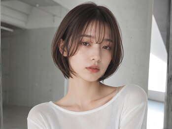 ユニバイリサ 天神大名店(uni by risa)の写真/カットカラー￥6200*透明感のあるショートヘアが得意な美容室◎ショートボブやウルフショートもお任せ◎天神