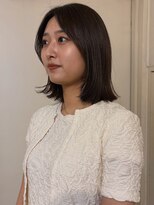 イルフレール(ill frere)&nbsp;ぱつっと　ボブ　お顔まわりカット　透明感　中津　豊崎