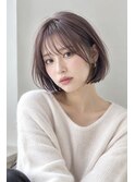【秋におすすめ】大人ボブ×マロンブラウン/20代30代40代池袋