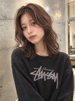 アクロ 梅田店(ACRO)&nbsp;ニュアンスウェーブのミディアムレイヤー