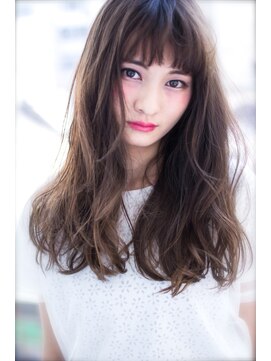 イロドリ ヘアーデザイン(IRODORI hair design) IRODORI　大人の色気♪無造作セミロング　［西尾一寛］