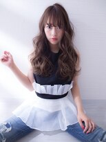 アリュールヘアー ヴィヴィ(ALLURE hair vivi)&nbsp;シースルーバング×ミントアッシュ×ゆるふわカール