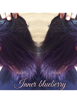 ヘアーメイク トレコローリ(hair make trecolori) 【trecolori 津田沼】インナーブルーべリー