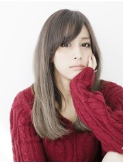 大人可愛いシルクストレート