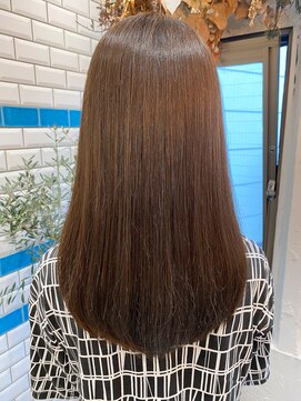 シー バイ ロンド 新宿(Sea by Lond) 【藤原三知代】フォギーベージュケアストレート