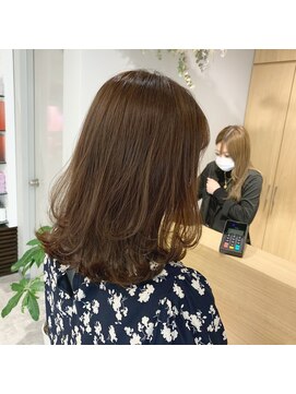 アヴァンス 京橋店(AVANCE) ナチュラルハイライト×オリーブベージュ