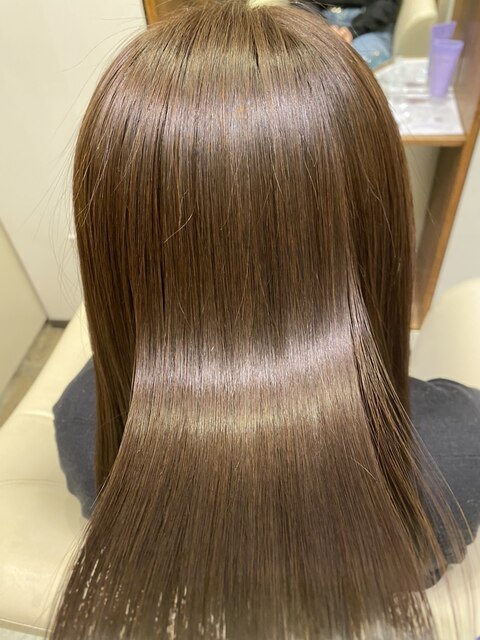 髪質改善/暗髪/カラー/透明感/うる艶/ロング/トリートメント