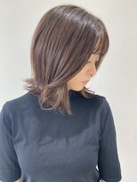 フォーク FOLK&nbsp;【FOLK】横顔がきれいに見える！アッシュブラウンミディアム♪