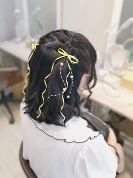 ヘアセットサロン ミント(Hair set salon MINT) ハーフツインテール
