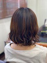 ファイン 美容室 深川店(FINE)&nbsp;20代30代40代大人可愛い★小顔ボブパーマ耳掛け透明感