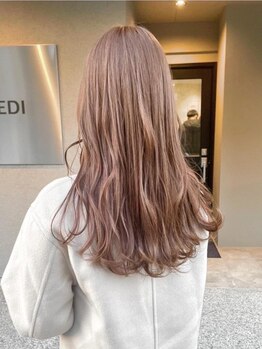 エディー(HEDI)の写真/【岐阜/ブリーチ】【HEDI】が自信を持ってお届けするカラー♪ツヤ・発色・透明感…全てが他と違う！