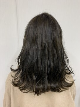 プレミアムプティ(premium petit) ほうじ茶ラテカラー×外ハネ