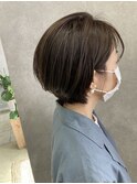 ショートカット×アッシュ