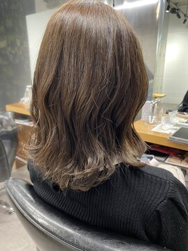 シェル 吉祥寺(shell) 20代30代40代大人かわいいマロンベージュ_外ハネ