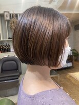 マハナ(Mahana by hair)&nbsp;20代30代40代ミニボブ前下がりショートボブ大人ショート学割U24