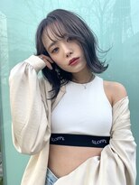 シー(cie) バイオレットグレーシースルーボブ