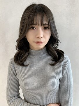 オリンテ バイ レシッド 表参道(orente by rcid) 【orente 表参道】モテ髪ミディアム×ブリーチなし透明感カラー