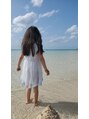 ヘアーアンドネイル ノーム(NO MU)&nbsp;宮古島に行った時の長女の写真です。【17END】綺麗でした!