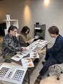 スタイルジャパン 美里店(style JAPAN)&nbsp;グループ店とのカラーの勉強会/色の出し方、配合のお勉強
