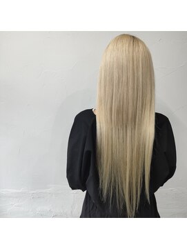 プルエクステのお店ネクスト(NEXT) #プルエクステ#エクステ#ホワイト#ハイトーン