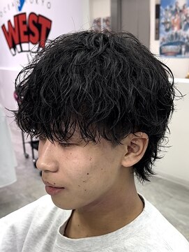 オーシャントーキョーウエスト 心斎橋 (OCEAN TOKYO WEST) 波巻きパーマメンズツイストスパイラルパーマツーブロック
