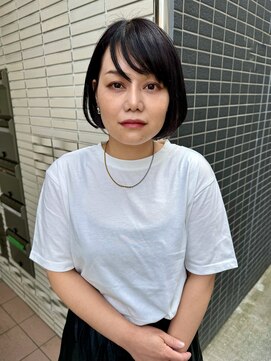 レ セゾン(Les Saisons) 《大人モード◎》暗髪ラベンダーグレージュ×ミニボブ【大宮】