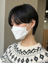 エルマーク 天王寺(L-MARK)&nbsp;シースルーマッシュナチュラルマッシュメンズ韓国ツーブロック