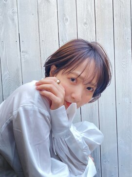 ネウィ 広島(newi) オリーブベージュ/韓国風/マッシュショート