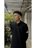 宮城リョータ風パーマ+フェードカット
