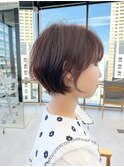 黒髪カタログ/ボブルフ/小顔に見せるヘア/ワンレン