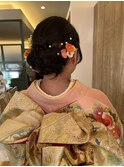 シニヨンヘアセット