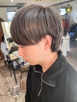 コース(CORS)&nbsp;【CORS高崎】グレー　シルバー　マッシュ　ハイトーン