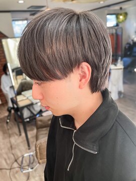 コース(CORS) 【CORS高崎】グレー シルバー マッシュ ハイトーン