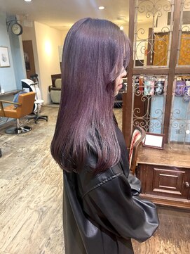 ロチカバイドールヘアー 心斎橋(Rotika by Doll hair) 艶艶ラベンダーカラー☆