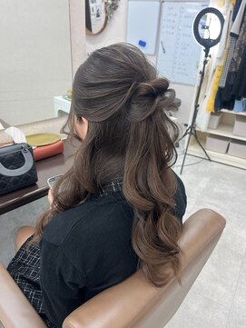 セットサロン ベル(Belle) ハーフアップ