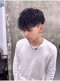 波巻きツイストスパイラルパーマ/フェザーパーマ/眉毛/メンズ