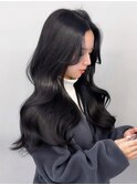 【韓国ヘア】顔まわりレイヤーカットくびれミディアム心斎橋