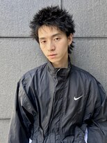 ニュアンスパーマ/スパイキーショート/刈り上げなしショート