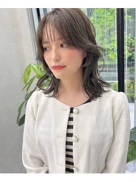 スイヘアデザイン 久留米(suii.. hair design) くびれミディアム/地毛風カラー/ブリーチなし/NOBU