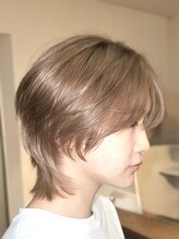 ノラキチジョウジ(NORA KICHIJOJI) ミルクティーベージュ中性ウルフケアブリーチメンズ韓国ヘア学割